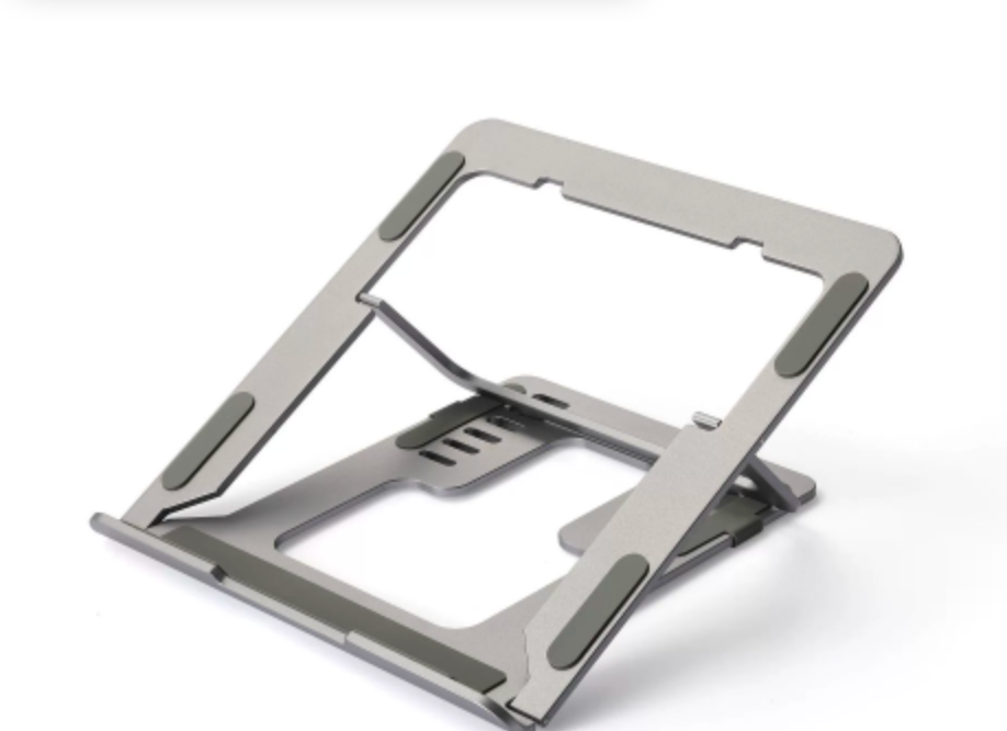 Adjustable Laptop Stand with Built-In Cooling – Ergonomic Desk Riser