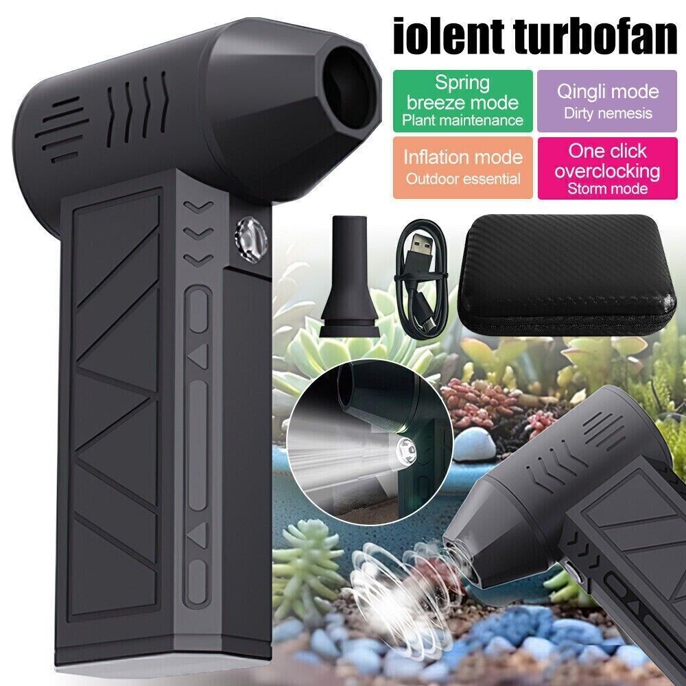 Jet Dry Mini Blower 130,000 RPM Portable Air Blower Super Jet Fan Turbo Powered