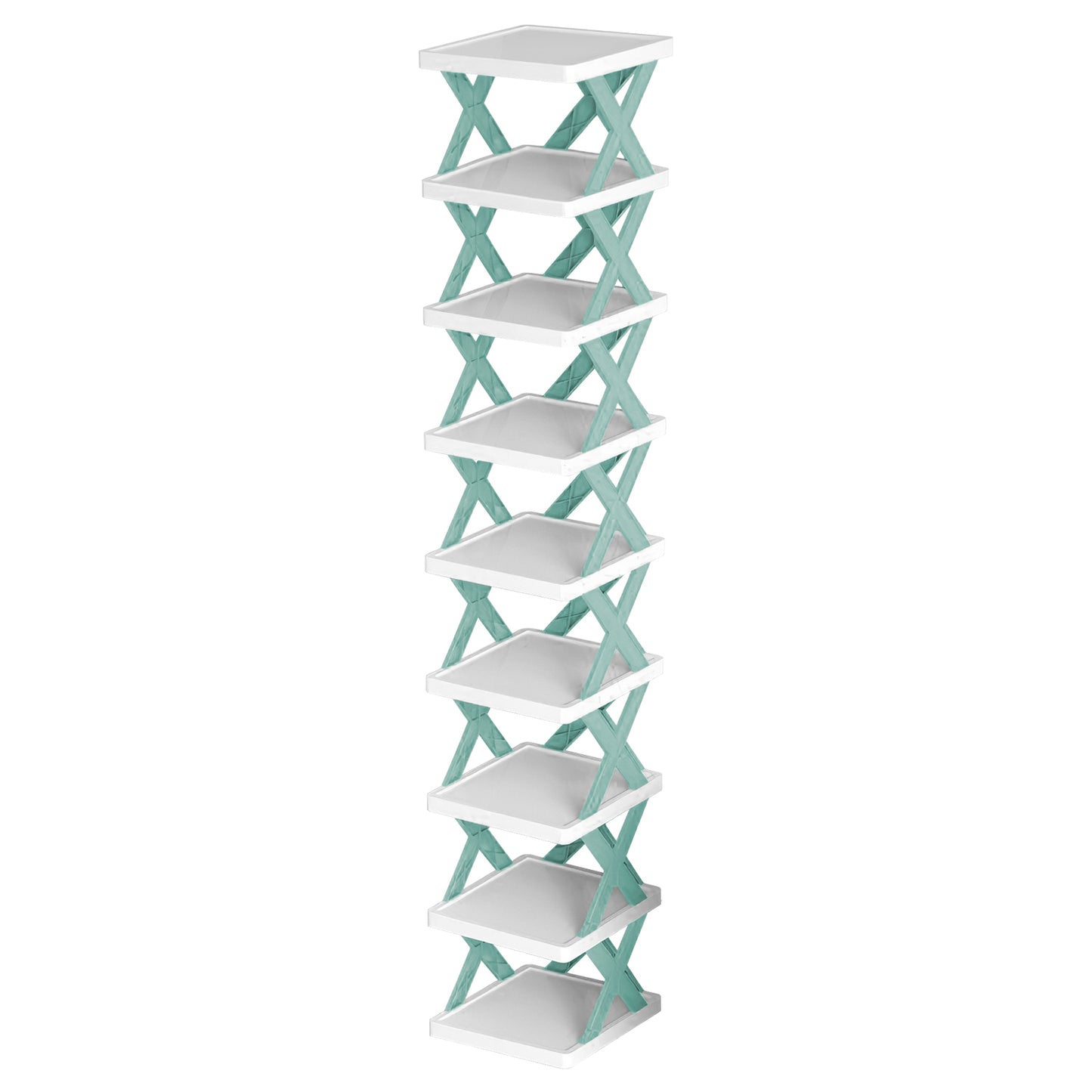 9-Tier Slim Entryway Shoe Rack – Space-Saving Organizer