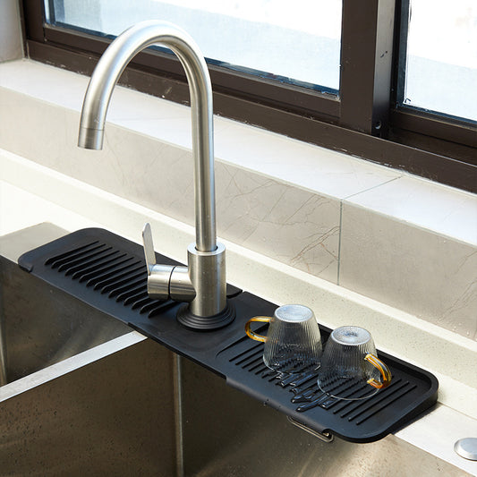 Silicone Anti-Splash Faucet Draining Pad – Kitchen & Bath