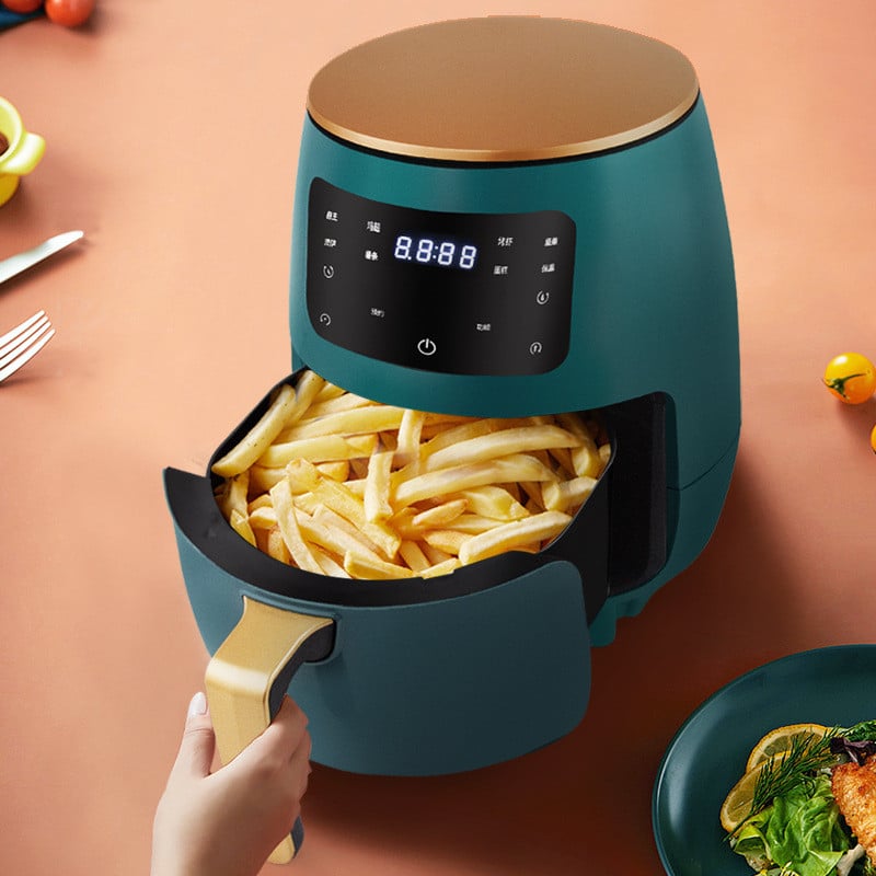 220V Smart 4.5L Multifunctional Air Fryer for Home Cooking