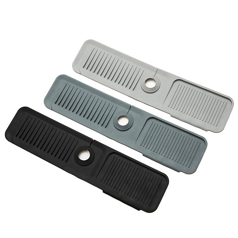 Silicone Anti-Splash Faucet Draining Pad – Kitchen & Bath