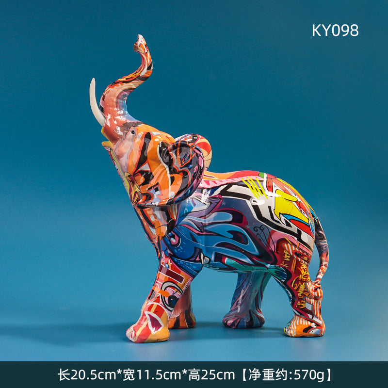 Creative Resin Elephant Décor for Home and Office