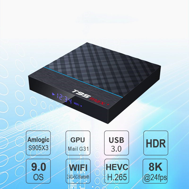 T95 Max Plus 4K Android 9.0 Smart TV Box