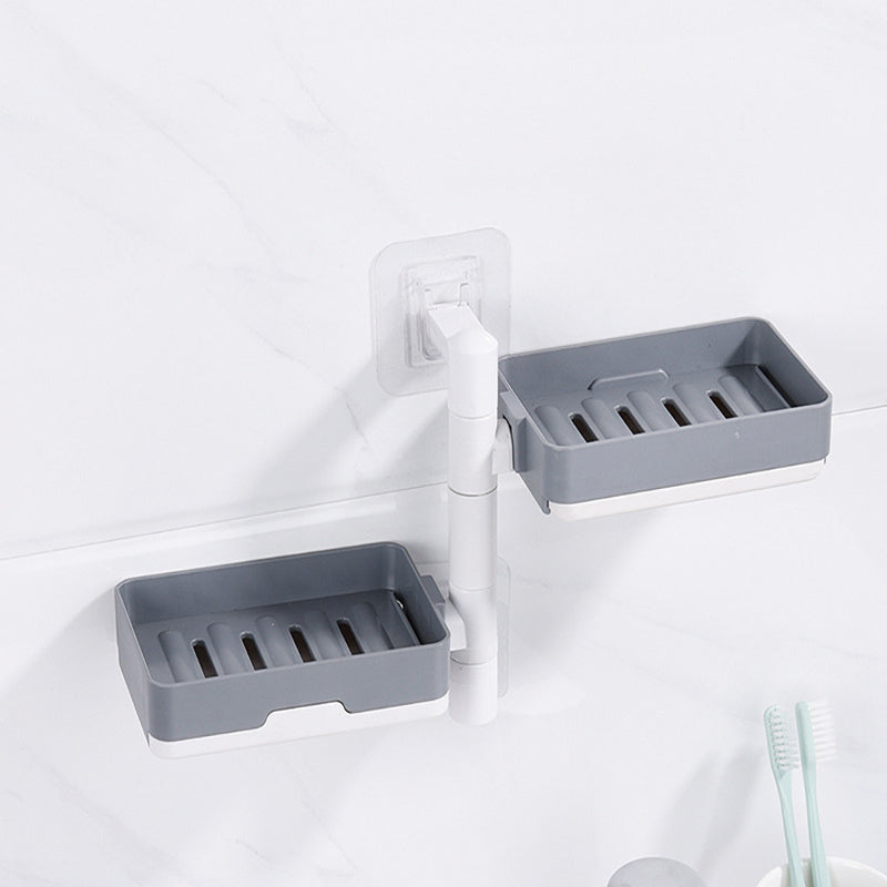 Multi-Layer Suction Cup Soap Dish for Space Saving Storage