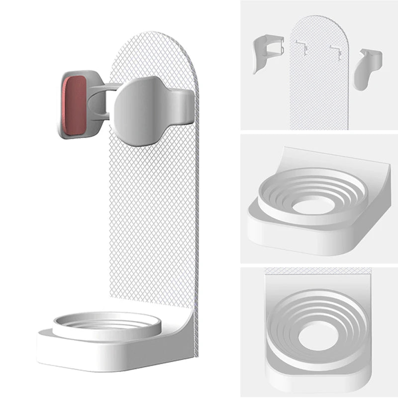 Wall-Mount Silicone Toothbrush Holder – Universal Fit
