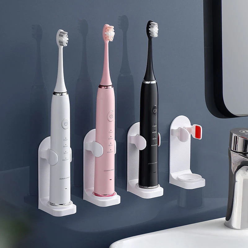 Wall-Mount Silicone Toothbrush Holder – Universal Fit