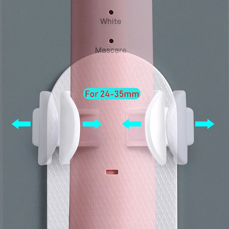 Wall-Mount Silicone Toothbrush Holder – Universal Fit