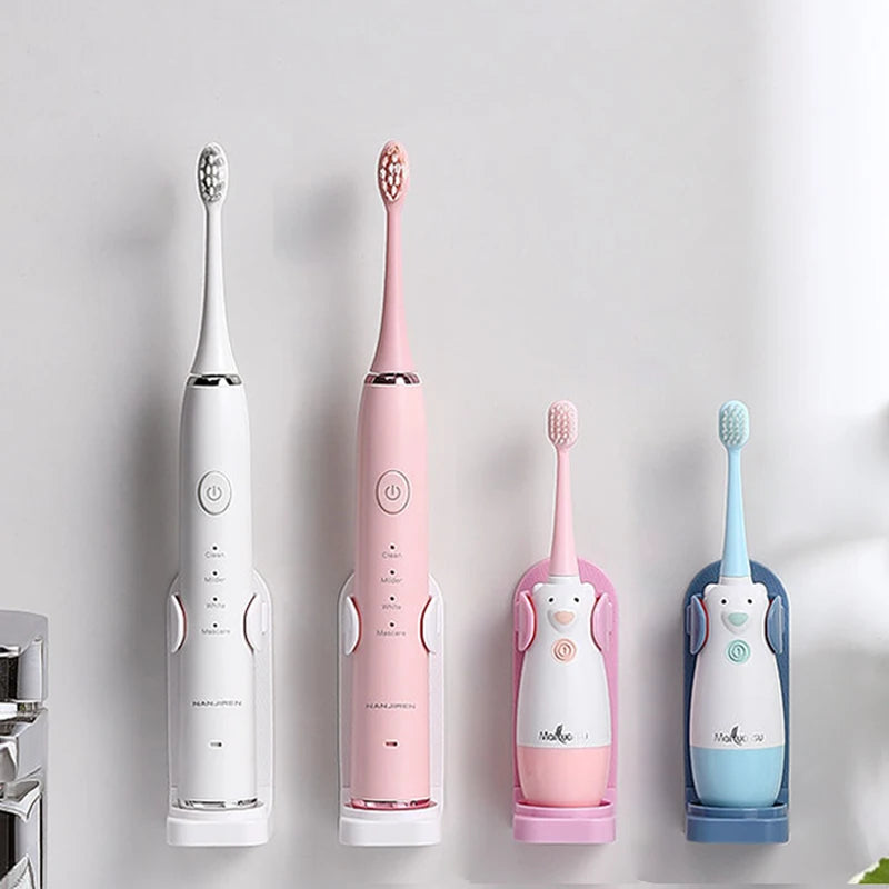 Wall-Mount Silicone Toothbrush Holder – Universal Fit