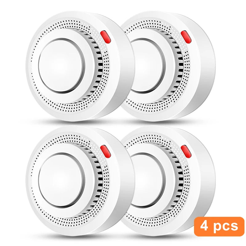 Smart WiFi Smoke Detector – 85dB Alert & App Control