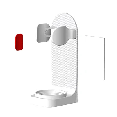 Wall-Mount Silicone Toothbrush Holder – Universal Fit