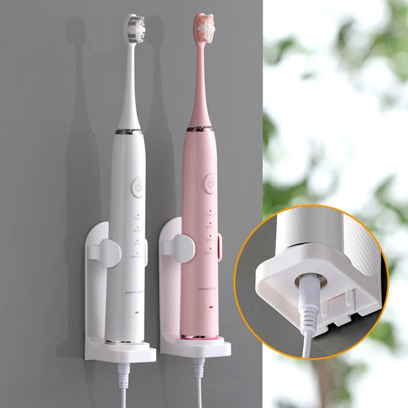 Wall-Mount Silicone Toothbrush Holder – Universal Fit