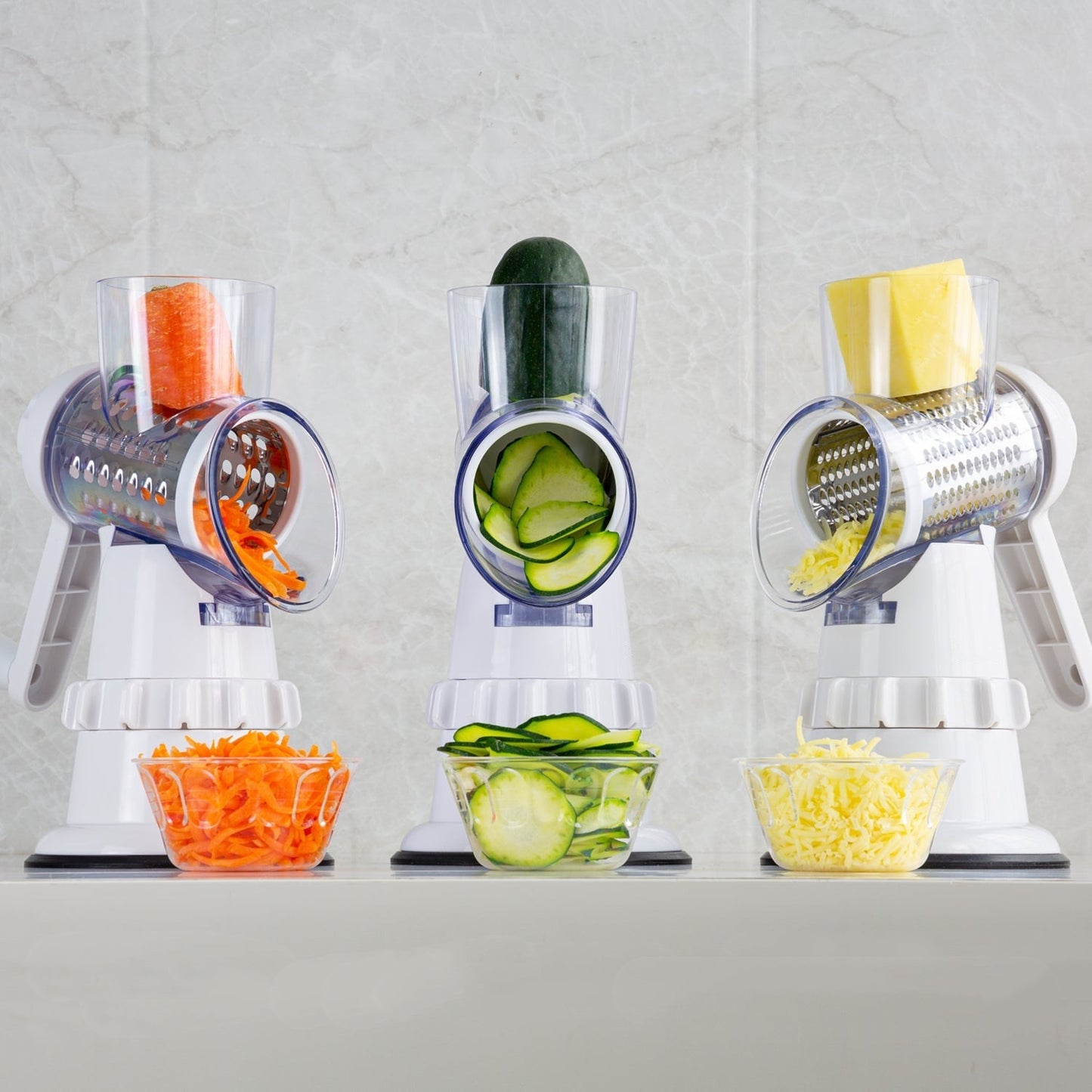 3-in-1 Mandoline Vegetable Slicer & Grater