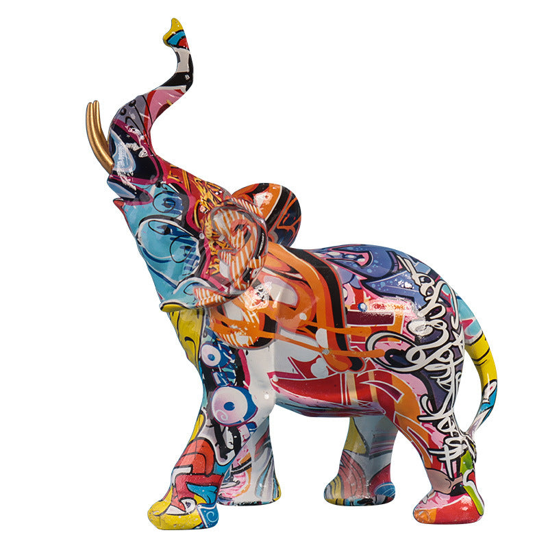 Creative Resin Elephant Décor for Home and Office