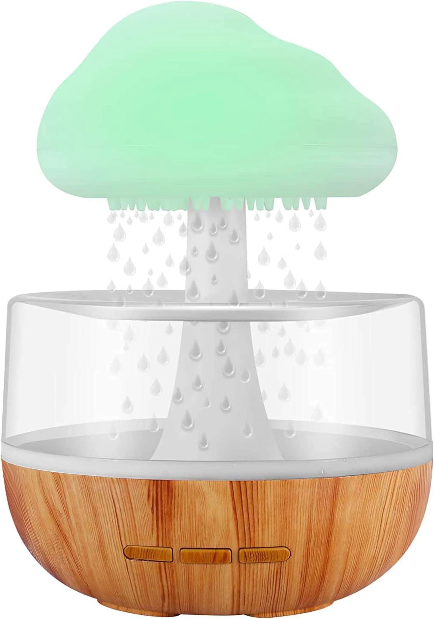 Desktop Rain Cloud Humidifier – 400ml Colorful Mist for Home & Office