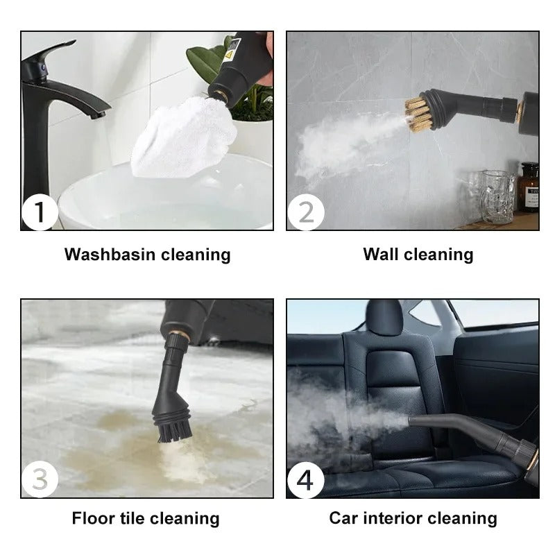 Support pan European shipping--Portable Handheld Steam Cleaner - Heavy-Duty High-Pressure Steam Washer &, Multi- Steam Cleaner Suitable For Kitchen